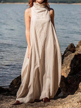 Miranda - Turtle-Neck Maxi Dress